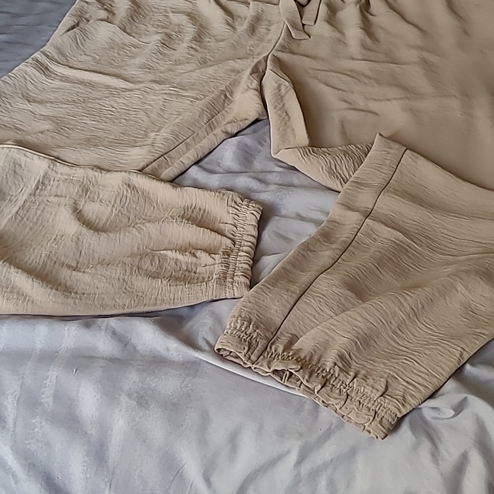 NYCC Jogger Dress Pants, Tan, 3X - Picture 2 of 7